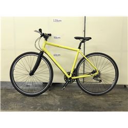 YELLOW NO NAME HYBRID ROAD BIKE