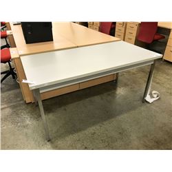 GREY 60" WORK TABLE