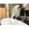 Image 2 : WHITE 3' DOLPHIN STATUE