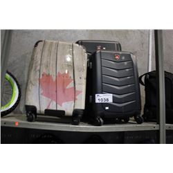 SET OF 3 CANADIAN SUITCASES