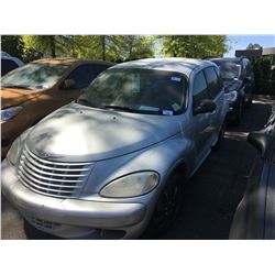2004 CHRYSLER PT CRUISER, 4DRHB, GREY, GAS, AUTOMATIC, VIN#3C4FY48B74T279746, *TMU, NO KEYS, MUST