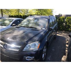 2007 MERCEDES GL 450 4 MATIC, 4DR SUV, BLACK, VIN # 4JGBF71E67A156277