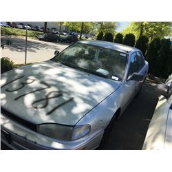 1992 TOYOTA CAMRY, 4DR SEDAN, SILVER, VIN # JT2SK11F6N0005750