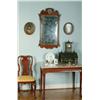 Image 1 : Set of Three George I Walnut Side Chairs  with solid vase shaped back splats, upholstered trap seats