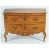 Image 1 : Mid 18th Century French Provincial Walnut Commode fitted two full length drawers above a pierced and