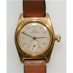 Men's Rolex Oyster Perpetual ""Bubbleback"" Wristwatch circa 1940's; reference #2940; automatic wind
