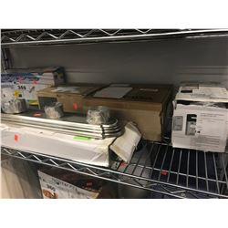 LASER TONER CARTRIDGE, LIGHT FIXTURE, SIMPLEX MECHANICAL PUSH BUTTON LOCKS, SCHLAGE BLUETOOTH LOCK,