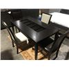 Image 1 : 5 PCE CONTEMPORARY TABLE & CHAIRS SET
