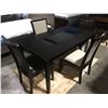 Image 2 : 5 PCE CONTEMPORARY TABLE & CHAIRS SET