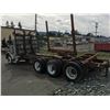 Image 2 : 2000 KENWORTH 2DR LOGGING TRUCK, WHITE, VIN # 1NKDX6EXXYS958650, 124 085 KM,