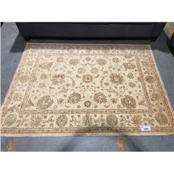SARUGH - WOOL HAND KNOTTED PERSIAN RUG APPROX 6 1/2' X 5' (RETAIL VALUE $3,600.00)