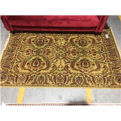 ORIENTAL MACHINE WOVEN AREA RUG APPROX 8' X 5' (RETAIL VALUE $2,230.00)