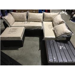 4 PCE OUTDOOR PATIO SECTIONAL SOFA SET