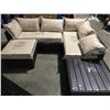 Image 1 : 4 PCE OUTDOOR PATIO SECTIONAL SOFA SET