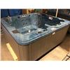Image 1 : AMERICAN SPAS HOT TUB, PREMIUM SERIES, PACIFIC RIM 84"X 74" ACRY, PHANTOM STD BASE,