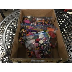 BOX FULL OF ASSORTED LEGO PIECES