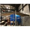 Image 2 : MONARCH ENTERPRISES WHITE FRAME CAPPUCCINO ACRYLIC RETRACTABLE OUTDOOR AWNING