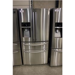 33" STAINLESS STEEL SAMSUNG FRENCH DOOR FRIDGE WITH COOLING DRAWER, BOTTOM FREEZER AND WATER/ICE