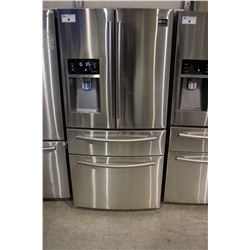 33" STAINLESS STEEL SAMSUNG FRENCH DOOR FRIDGE WITH COOLING DRAWER, BOTTOM FREEZER AND WATER/ICE