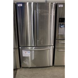 36" STAINLESS STEEL SAMSUNG FRENCH DOOR FRIDGE WITH  BOTTOM FREEZER