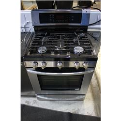 STAINLESS STEEL LG GAS-TOP STOVE