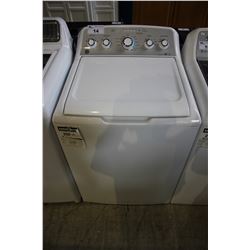 WHITE GE DEEP FILL TOP-LOADING WASHING MACHINE