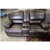 Image 3 : BROWN RECLINING SOFA SET WITH SOFA, LOVESEAT AND ARMCHAIR!