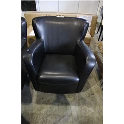 MODERN BLACK ARMCHAIR