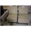 Image 1 : PAIR OF BEIGE PATTERNED ACCENT CHAIRS