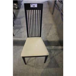 BLACK & CREAM DINING CHAIR