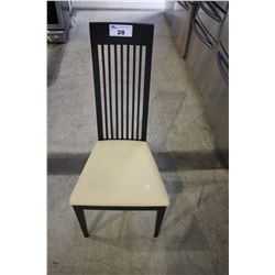 BLACK & CREAM DINING CHAIR