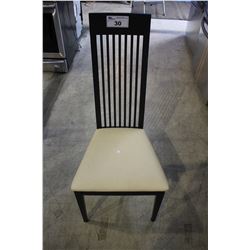 BLACK & CREAM DINING CHAIR