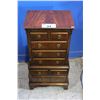 Image 1 : DARK WOOD JEWELLERY ARMOIRE - 30" TALL