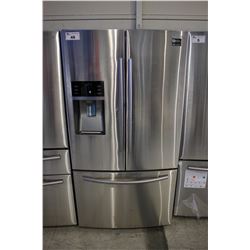 36" STAINLESS STEEL SAMSUNG FRENCH DOOR FRIDGE WITH BOTTOM FREEZER AND WATER/ICE