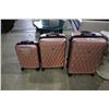 Image 1 : 3 PIECE HEYS PINK LUGGAGE BAG COLLECTION