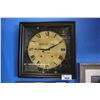 Image 1 : FRAMED BROOKSHIRE CLOCK CO. EST 1947 WALL CLOCK