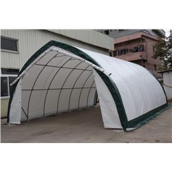 BRAND NEW 20 X 30 X 12' PEAK CEILING STORAGE SHELTER