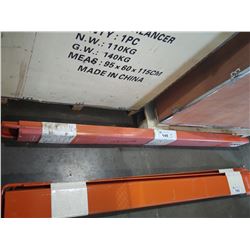 PAIR OF 72" FORKLIFT FORK EXTENSIONS