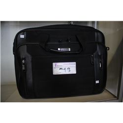 BLACK KENNETH COLE REACTION LAPTOP BAG