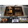 Image 1 : PAIR OF PEAKS SUNGLASSES AND PORTABLE BACKGAMMON SET