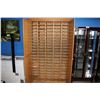 Image 2 : APPROX. 7' TALL OAK  MAIL/FILE CABINET