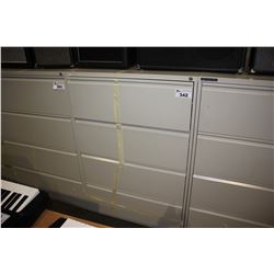 GREY METAL PERFORMANCE 4-DRAWER FILE CABINET