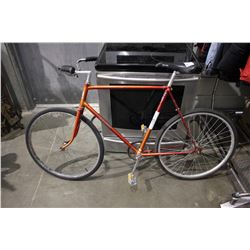 ORANGE RALEIGH ROAD BICYCLE