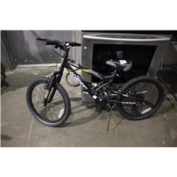 BLACK HYPER BEAR MOUNTAIN 20 6-SPEED CHILDREN'S MOUNTAIN BICYCLE