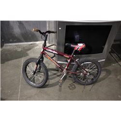 RED SUPERCYCLE STORM MT8 CHILDREN'S BMX BICYCLE