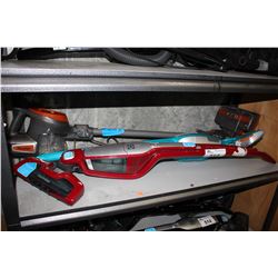 SHARK ROCKET VACUUM AND 2 ELECTROLUX VACUUMS