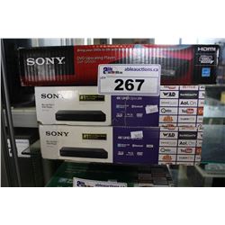 3 SONY BLU RAY PLAYERS