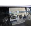 Image 2 : LOT INCLUDING STERLING SILVER KETTLE, SALT & PEPPER SHAKERS, VINTAGE SERVING DISH, 2 VINTAGE
