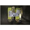 Image 2 : PAIR OF 2" X 27' RATCHET TIE-DOWN STRAPS