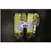 Image 2 : PAIR OF 2" X 27' RATCHET TIE-DOWN STRAPS